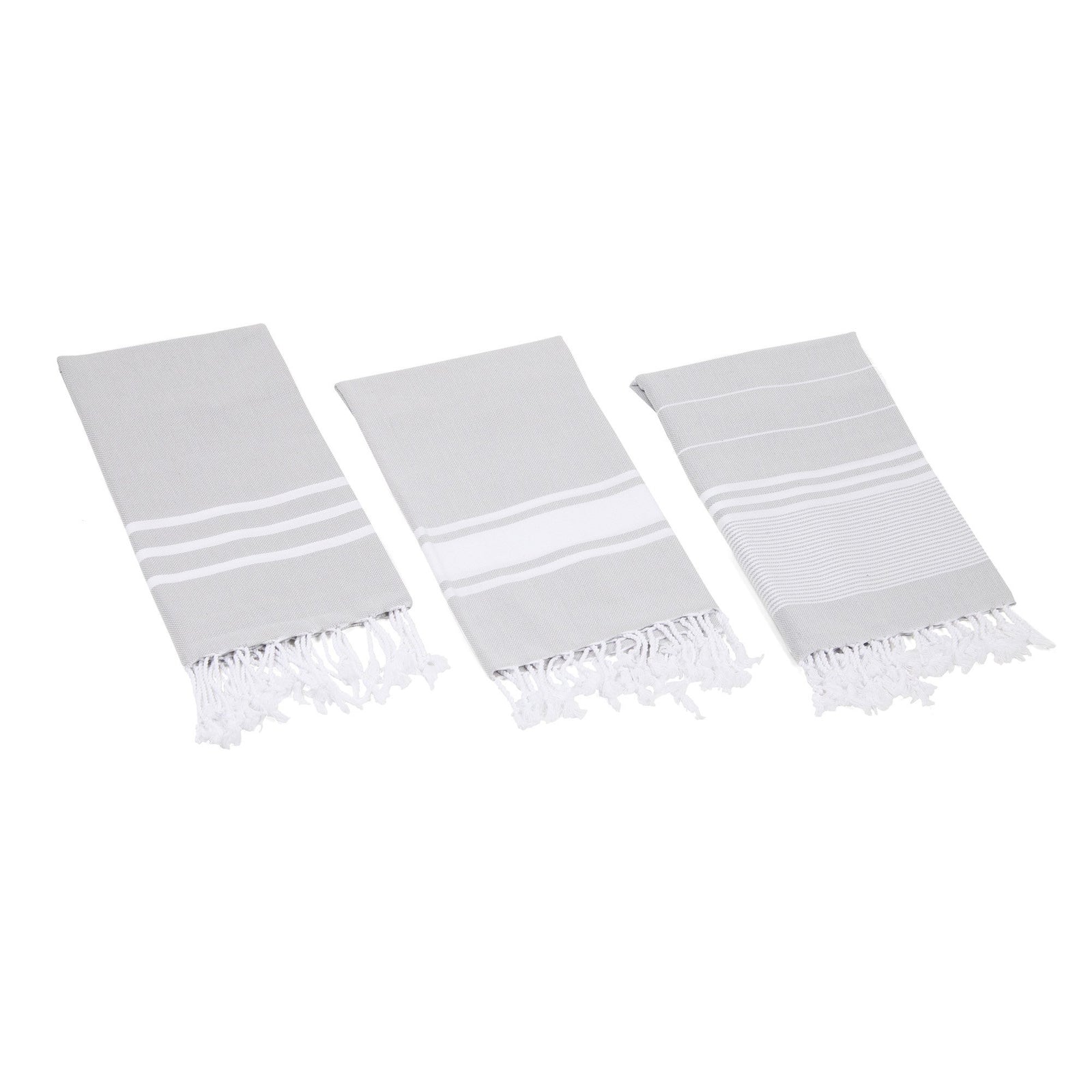 Essential Turkish Hand / Kitchen Towel Set of 3