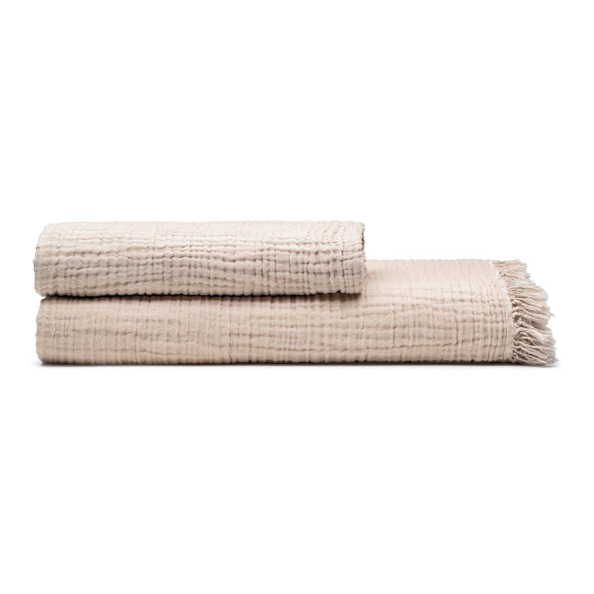 Soho Supersoft Towel Set - Olive and Linen