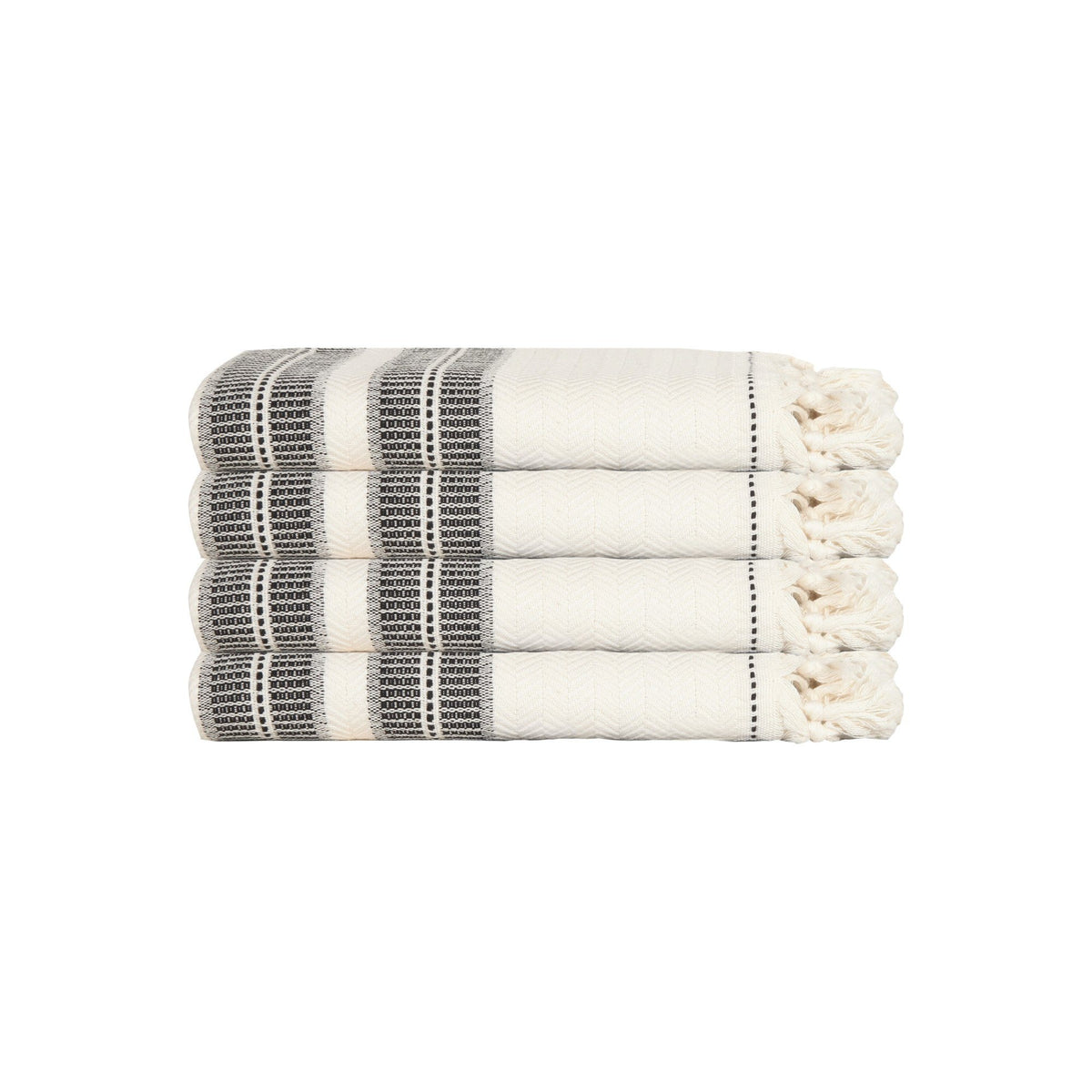 Costa Ivory Turkish Hand / Kitchen Towel Bundle