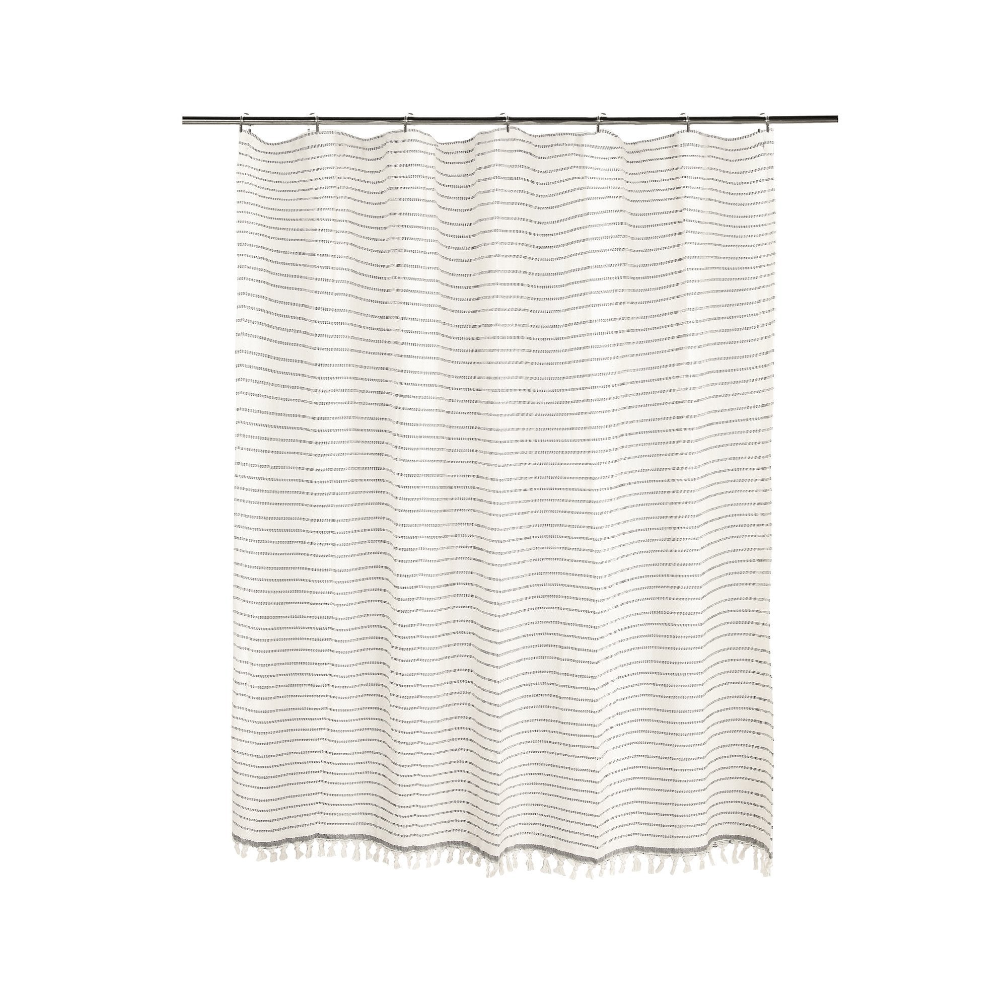 Cloud Soft Shower Curtain - Olive and Linen