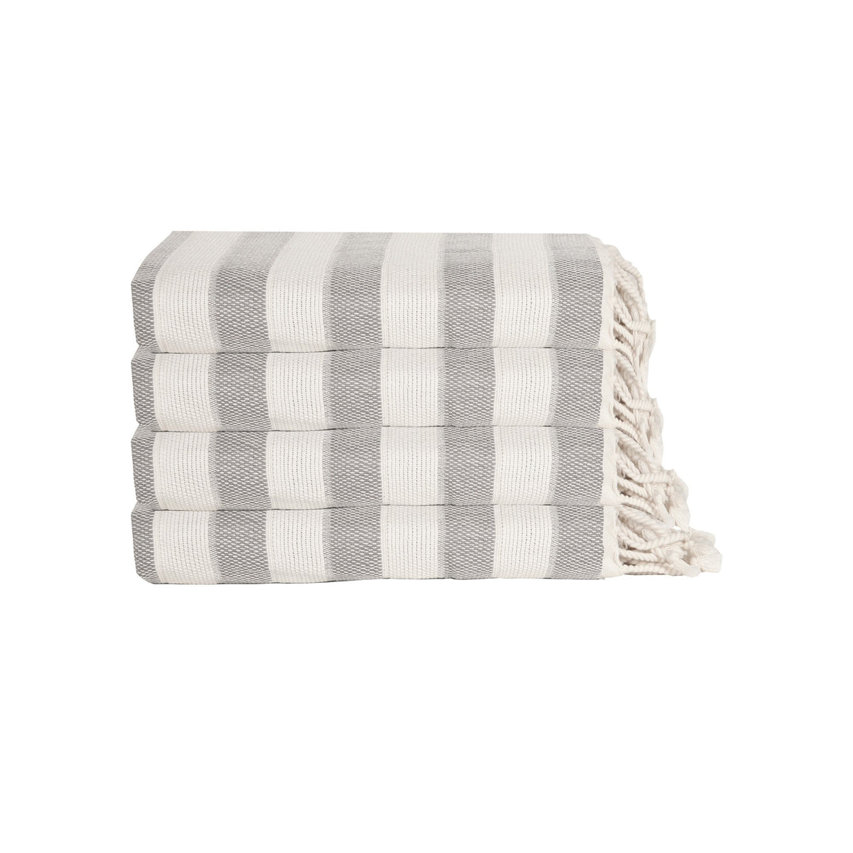 Amalfi Awning Stripe Turkish Hand / Kitchen Towel Bundle