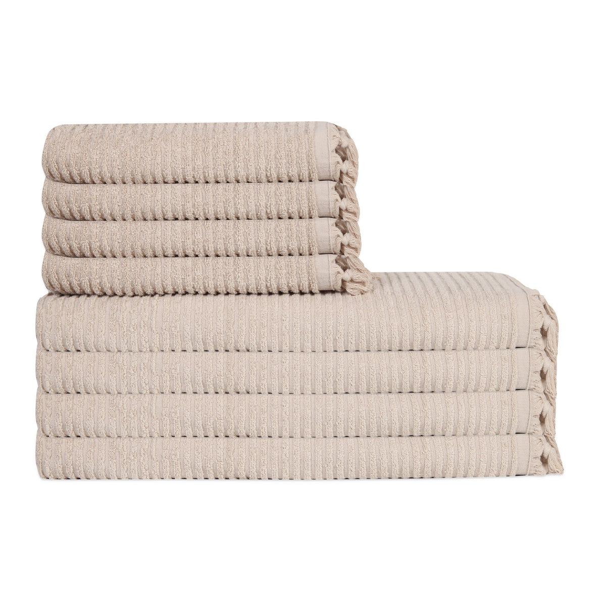 Ribbed Loom Turkish Terry Towel Bundle