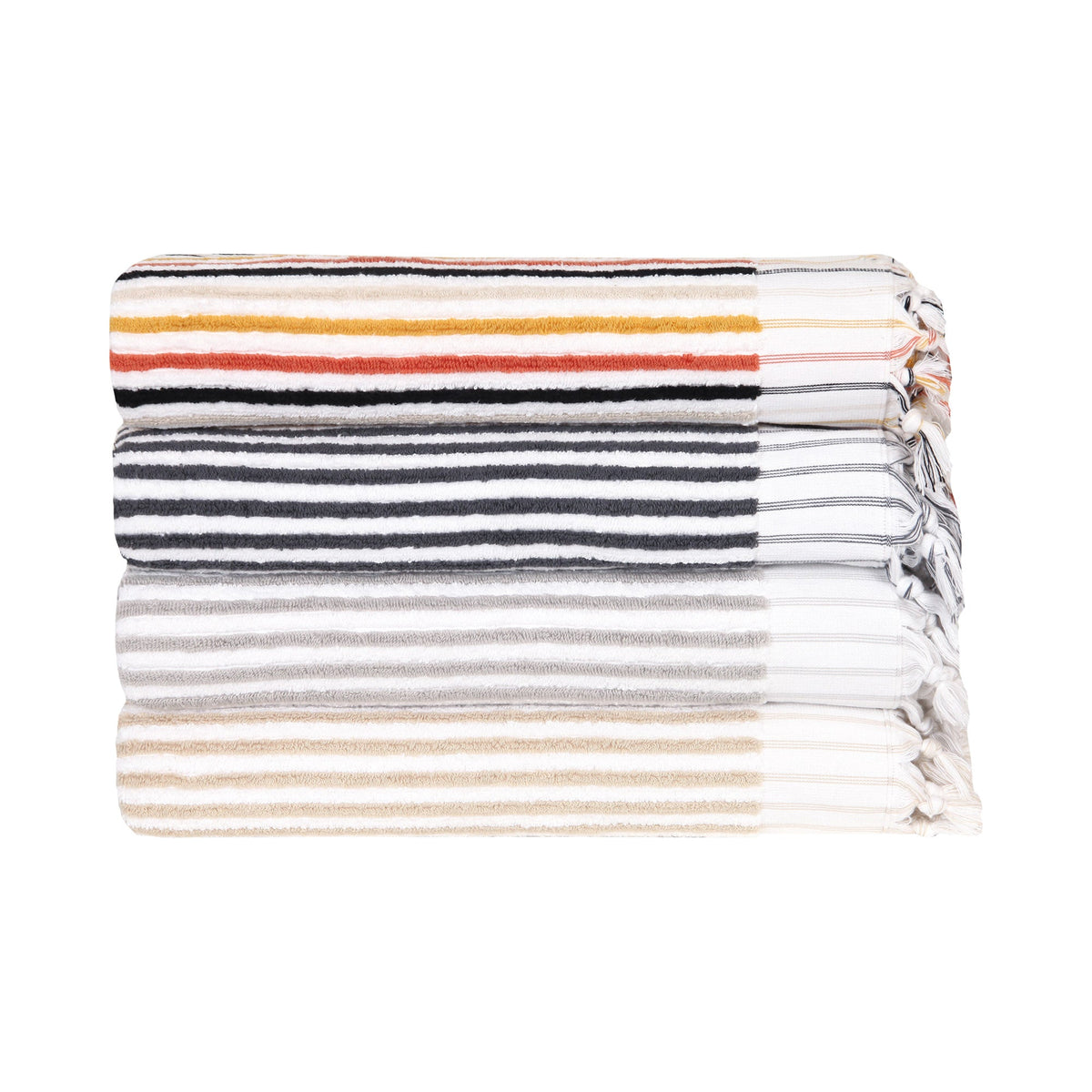 Stripes Turkish Terry Bath Towel