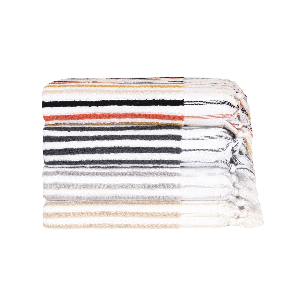 Stripes Turkish Terry Hand Towel