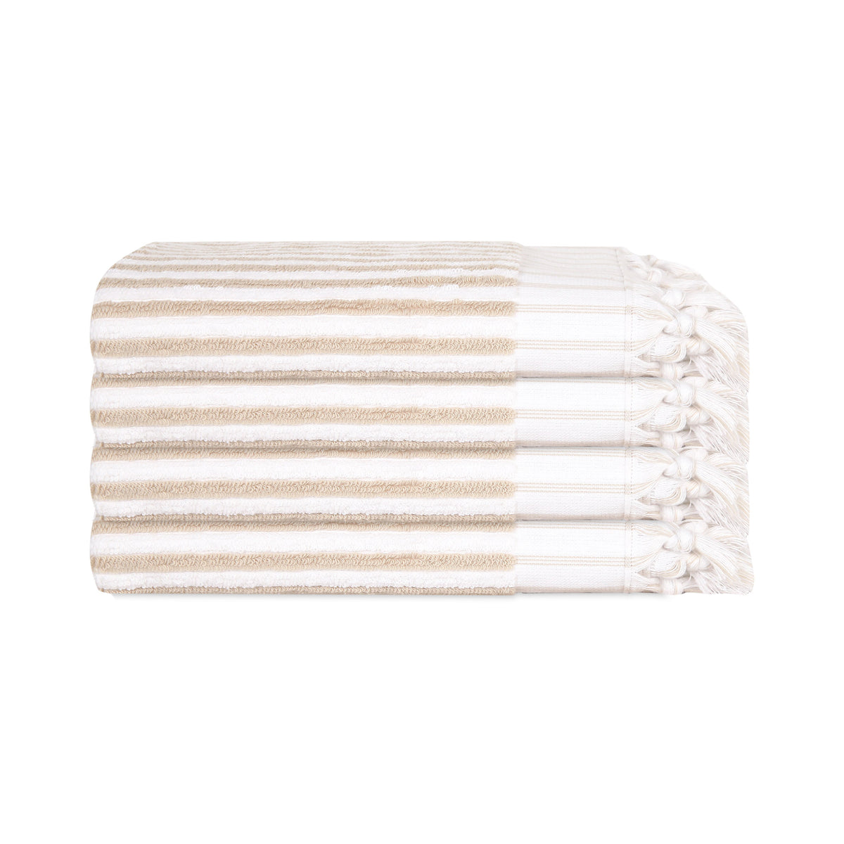 Stripes Turkish Terry Hand Towel Bundle