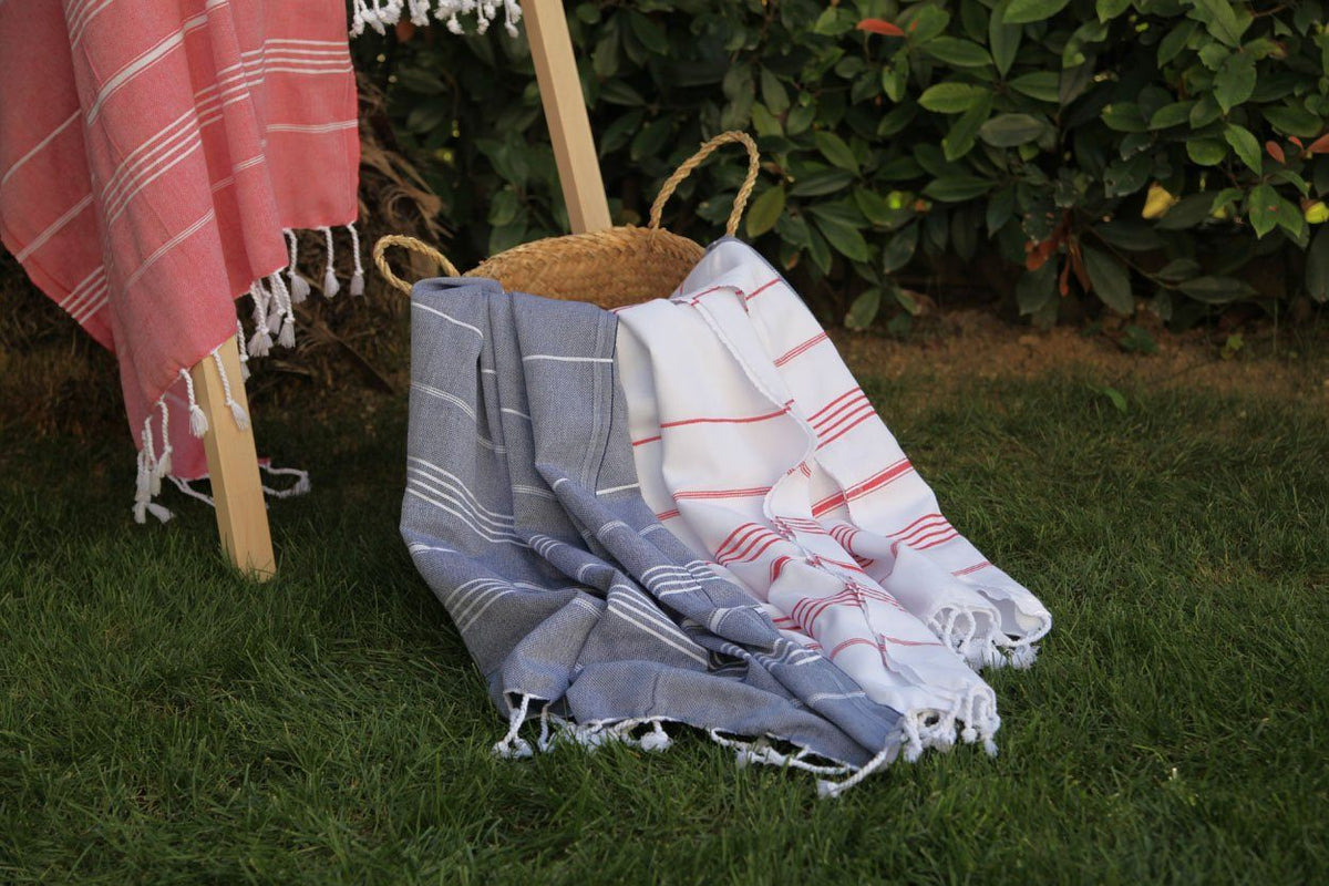 Conjunto de toalhas turcas Bodrum